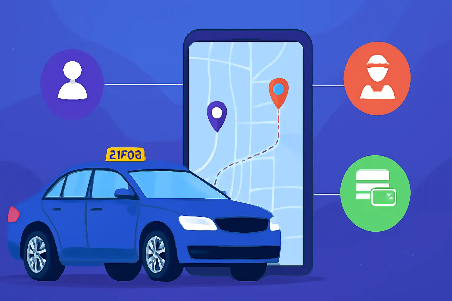 ویژگی‌های نرم‌افزار تاکسی اینترنتی در ۲۰۲۵ - تصویر مقاله درباره تاکسی